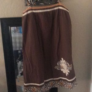 Billabong Boho Tie Shoulder Sundress M